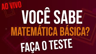 Você consegue passar neste teste básico de matemática sem usar