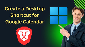 How to Create a Desktop Shortcut for Google Calendar in Windows 11 using Brave | GearUpWindows