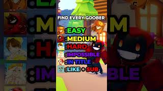 CAN YOU SPOT EVERY GOOBER?? 👀🐶 #shorts #goobers #roblox