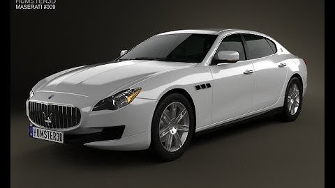 3D Model Maserati Quattroporte 2013 3D Model at 3DExport.com
