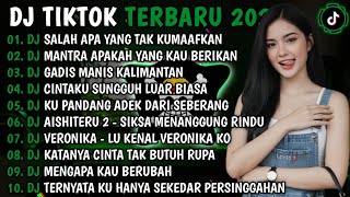 DJ TIKTOK TERBARU 2026 || DJ SALAH APA YANG TAK KUMAAFKAN🎵DJ MANTRA APAKAH YG KAU BERIKAN🎵FULL ALBUM