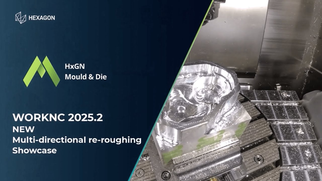 WORKNC 2025.2 | Multi Directional Re-Roughing