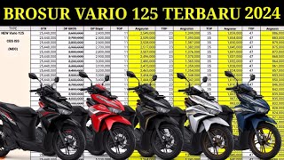 NEWEST VARIO 125 BROCHURE 2024 CASH AND CREDIT🔥🔥🔥