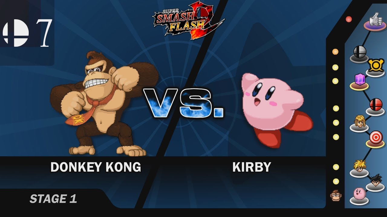 how to get donkey kong on super smash flash 2