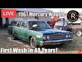 LIVE First Clean-Up in 40 Years | Will She Shine? | 1967 Mercury Commuter Wagon | RESTORED