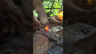 Million View Blacksmith Video 🔥 Handmade Iron Nail Factory in Village. @asian @Europe