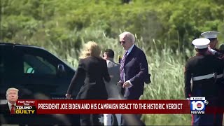 Biden-Harris campaign seizes on Trump's conviction