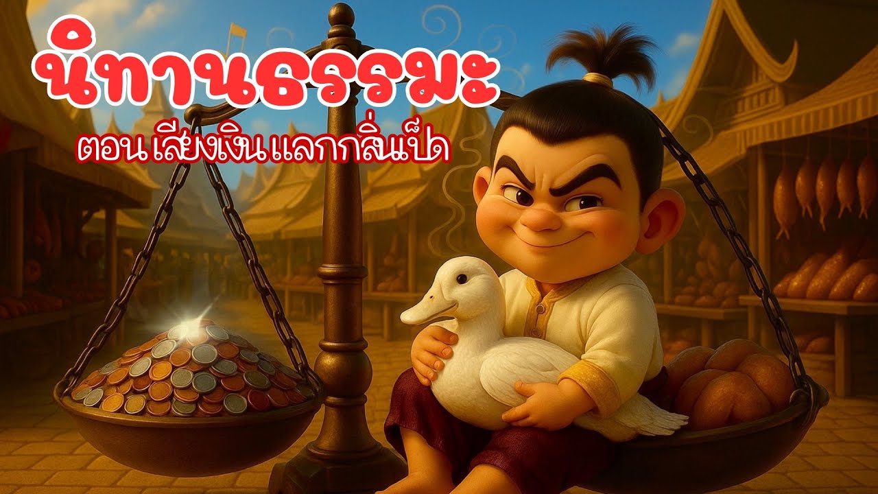 นิทานธรรมะ | ศรีธนญชัย คดีเด็ด❗️เสียงเงินแลกกลิ่นเป็ด🦆| สนุก สอนใจ ได้แง่คิด