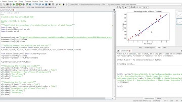 Task 1:Prediction using Supervised ML at GRIP The Sparks Foundation #GRIPNOV2020#DataScience#TSF