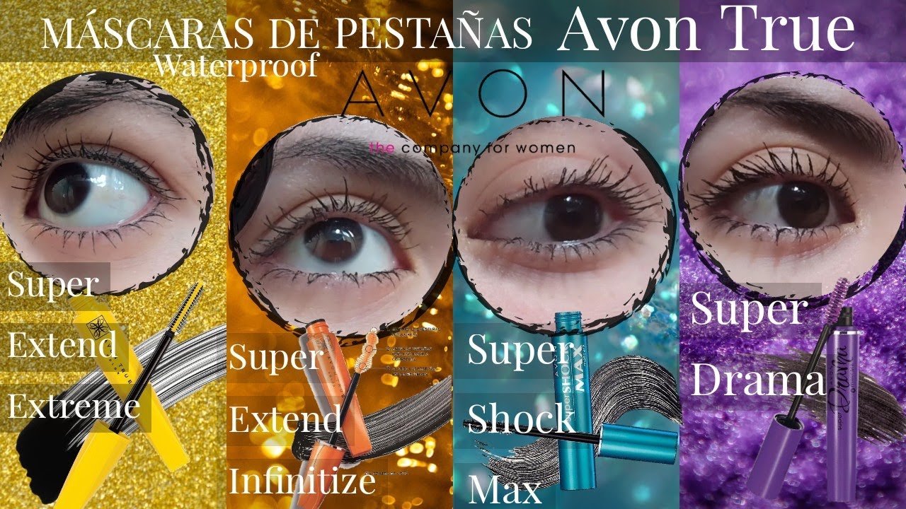 Probando 4 Máscaras AvonTrue |Waterproof | Cumplen lo que prometen? 🤔| 2020 [Argentina 🇦🇷]