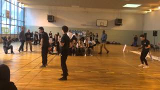 Ch.académique Unss Bordeaux Hip-Hop 2016 - Battle Lycées 2 - J.brel Lormont Vs St Dominique Pau
