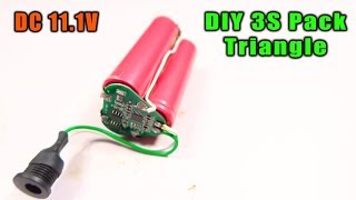 DIY 3S Battery Pack Triangle