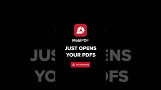 MobiPDF: Pure PDF, No AI!