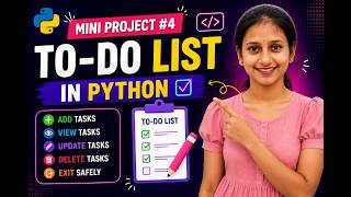 Build a To-Do List in Python 📝 | Python Mini Project #4 | Beginner Python Tutorial