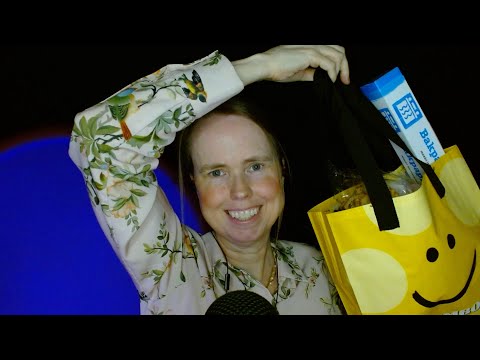 ASMR Boodschappen Shoplog! | Whispering, Tapping, Tracing, etc.🍓🧀🛒 | ASMR Nederlands
