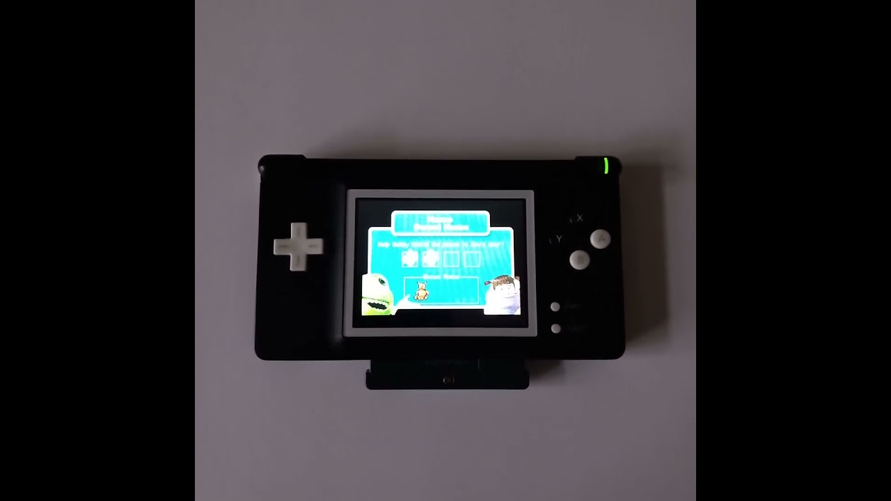 Black Nintendo DS Lite Game Boy Advance Macro Handheld Console - USG-001 - NDSL - GBA - 