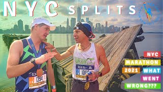 New York City Marathon: What happened?? SPLITS