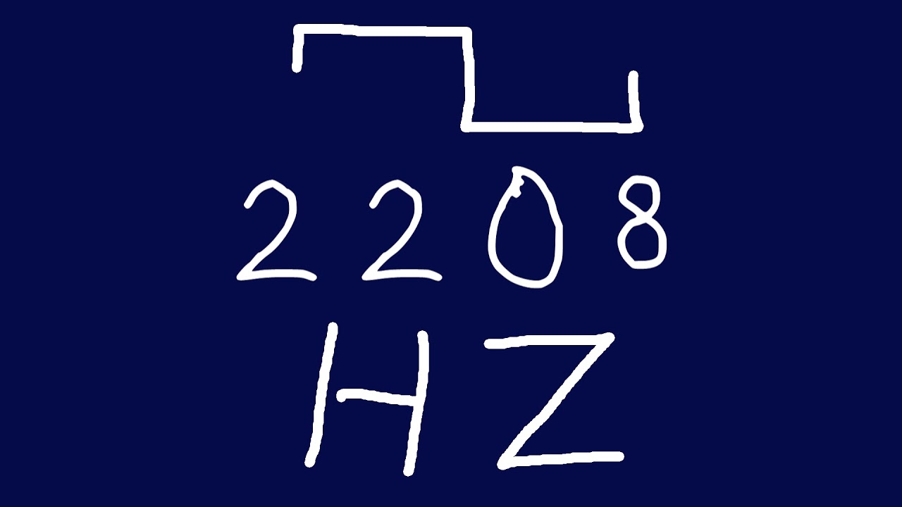 2208 Hz Square YouTube
