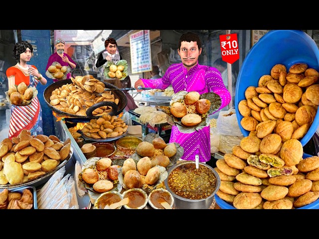 Chhangani Club Kachori Kolkata Street Food Comedy Video Hindi Kahaniya Moral Stories Hindi Story