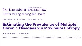 CEH Seminar: Estimating the Prevalence of Multiple Chronic Diseases via Maximum Entropy
