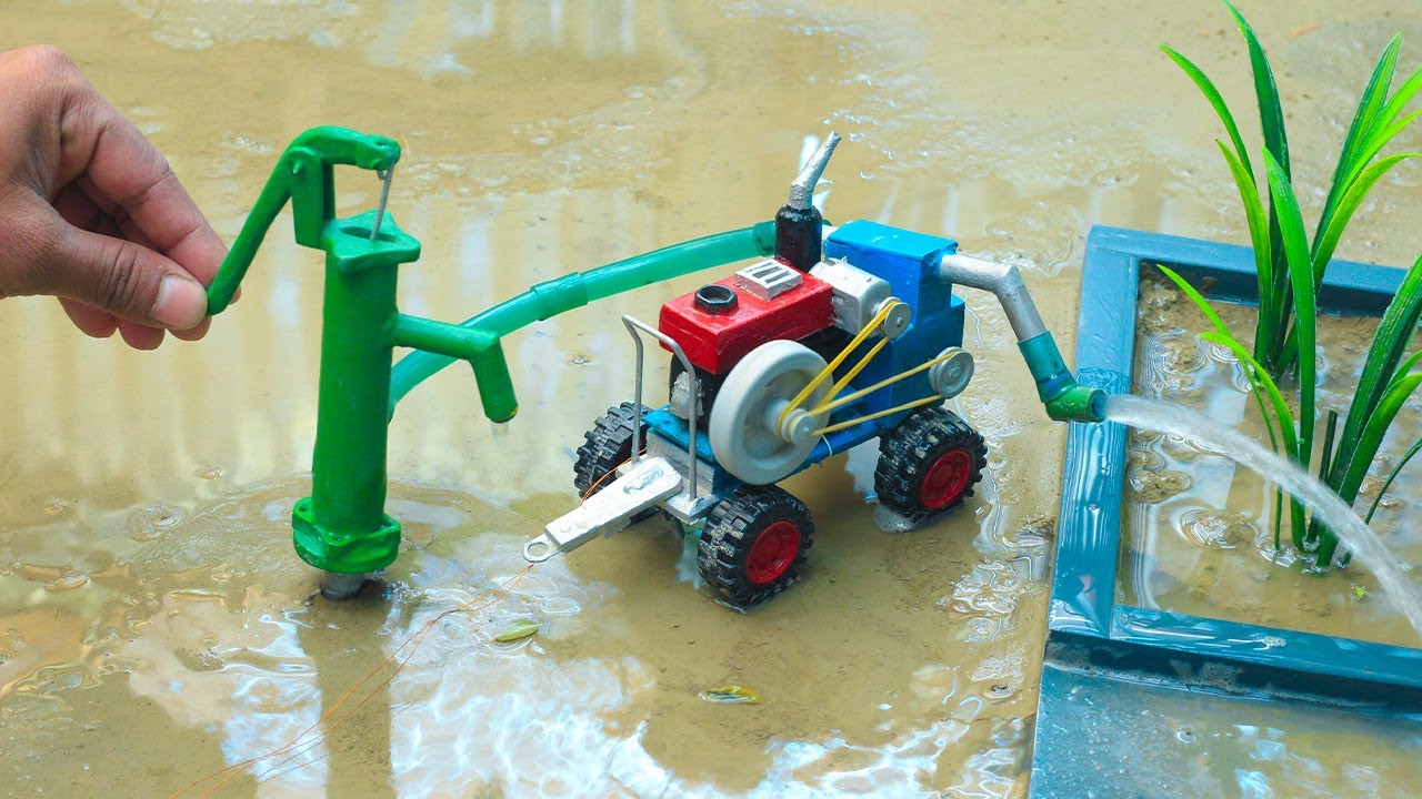 diy mini motor water pump science project | mininhand pump | @villaidea |  @TechCreatorsOfficial