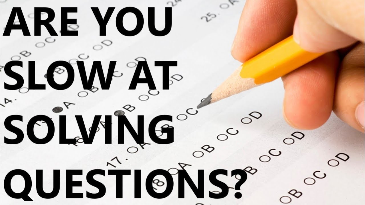 How to Increase problem solving SPEED for JEE/NEET? (