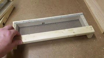 Stop Robbing Bees with a Homemade Robbing Screen