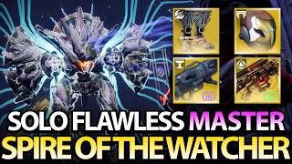 Solo Flawless Master Spire of the Watcher on Hunter | Destiny 2