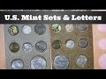 Us mint sets  letters