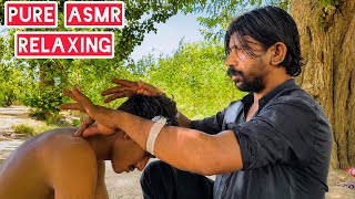 FAMOUS PAKISTANI MASSAGE BENGALI BABA | ASMR RELAXING HEAD, ARMS & BACK MASSAGE 💆 #asmr #relaxing  screenshot 4