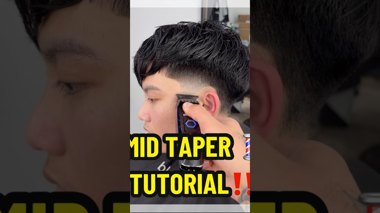 ASMR Taper Fade Tutorial 💈✨ MID FADE ➕ STEP BY STEP 🛠️ StyleCraft INSTINCT-X 🔥 ​⁠