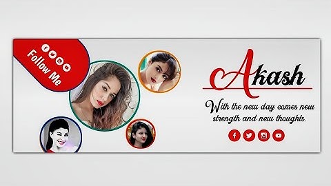 How To Make Facebook Cover Design In PixelLab & Picsart And  Photoshop | Zarraq Creation