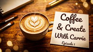 Coffee & Create With Carrie ☕ Episode 1 - Book Page Pockets