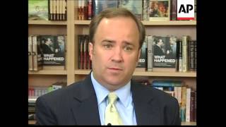Interview with former White House press spokesman on new book