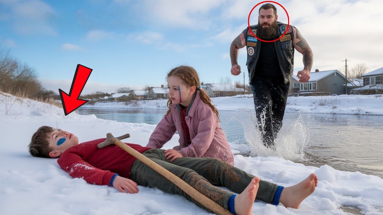 Garçon Pauvre Handicapé Sauva La Fille Du Biker — 98 Hells Angels Stupéfièrent Tous