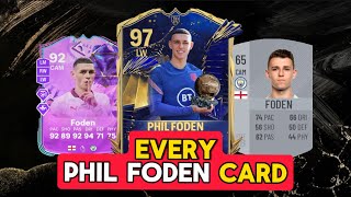 Every Phil Foden Card In FIFA!!!🔥🐐