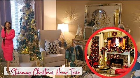 Must SeeCOME TOUR MY HOME2o22 BEAUIFUL GLAM CHRISTMAS FULL HOME TOUR Christmas Interior Styling