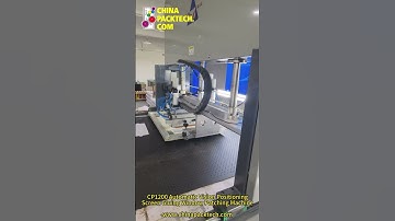 #ChinaPackTech CP1200 Automatic Vision Positioning Screen Gluing Window Patching Machine