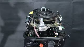 Проверка электро стартера на двигателе Tohatsu MFS9.9 (Tohatsu 9.9 - 20)      [ Зеркальная рыбалка ]