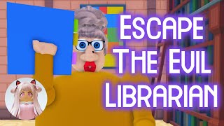 Escape The Evil Librarian ( HARD OBBY ) Hard Mode Roblox Gameplay Walkthrough No Death [4K]