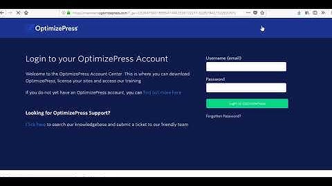 How to Setup Optimizepress