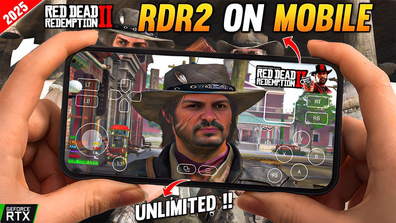 How to *Play* Red Dead Redemption 2 on Mobile 😱 || Rdr 2 on Mobile || Play Rdr 2 Anywhere!