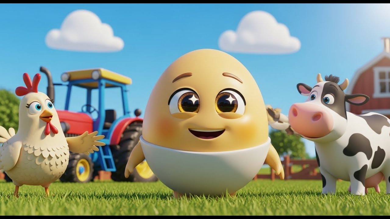 Egg on the Farm 🥚🚜 | Fun Farm Nursery Rhyme for Kids | Baby Songs⭐