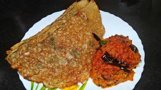 Sooji Aloo Chilla With Onion Tomato Chutney #helthyfood #tiffin #breakfast