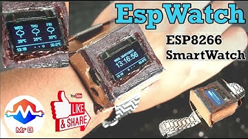 DIY Arduino SmartWatch, OLED, Wemos D1 mini, ESP8266 | Mr B Does Electronics
