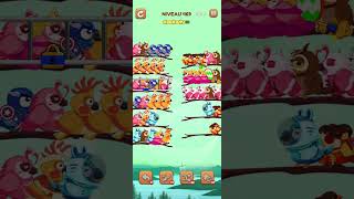 bird sort 2 color puzzle solution niveau 469 #games #gaming #puzzle #puzzlegame #androidgames