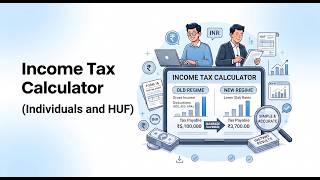 Automated Income Tax Calculator for Individuals & HUF | QuantArena screenshot 1