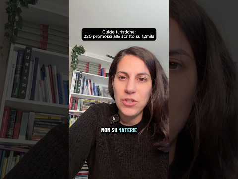 Video Il flop del concorso nazionale sulle guide turistiche
