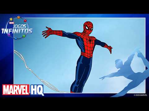 A rotina de ginástica do Homem-Aranha 🏅🤸 | Jogos Infinitos da Marvel: Ginástica