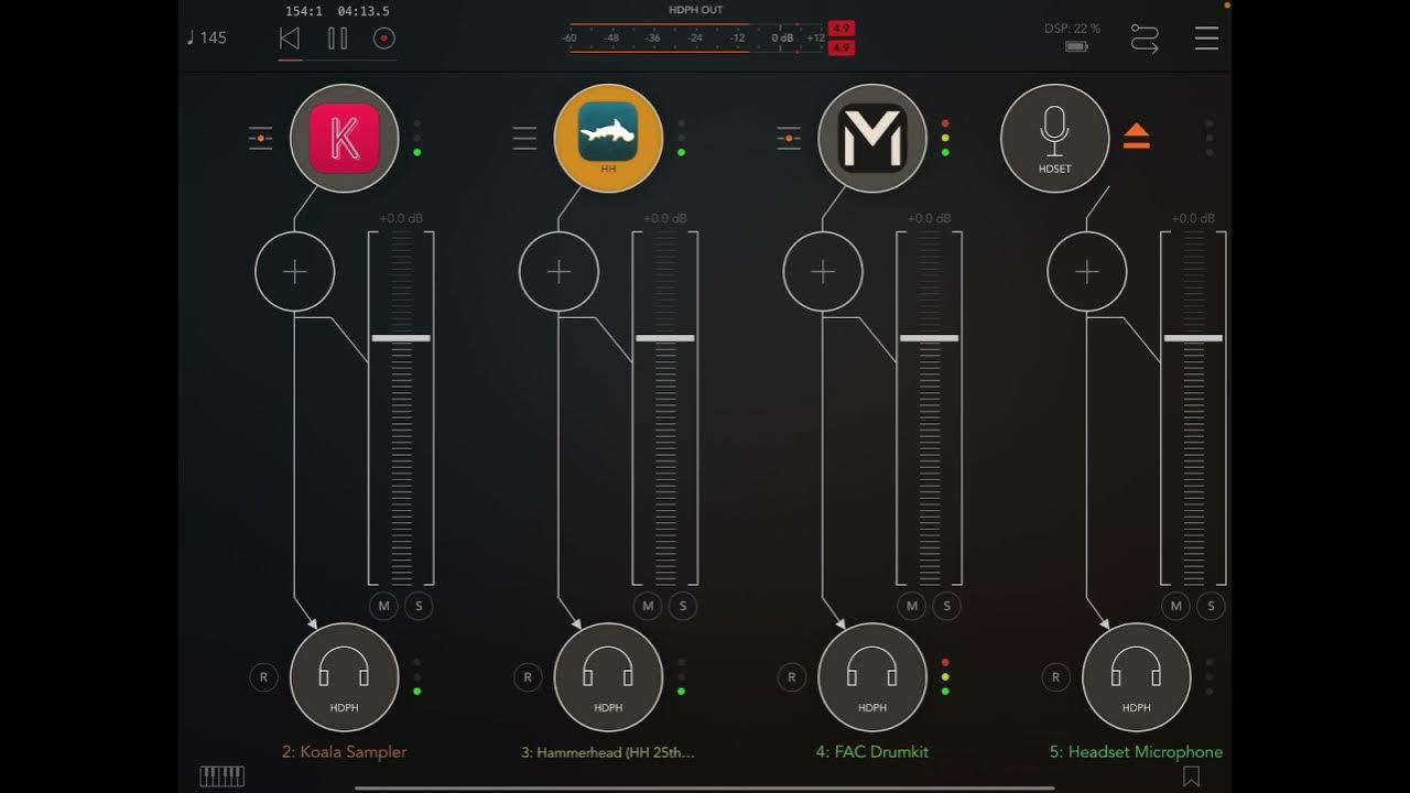 Ipad Poly2 koala sampler hammerhead drum sequencer FAC Drumkit MidiDrums trap beat YouTube